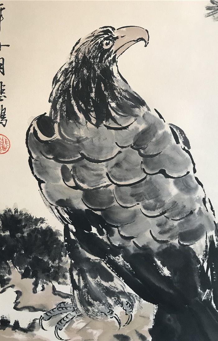 徐悲鸿松鹰图