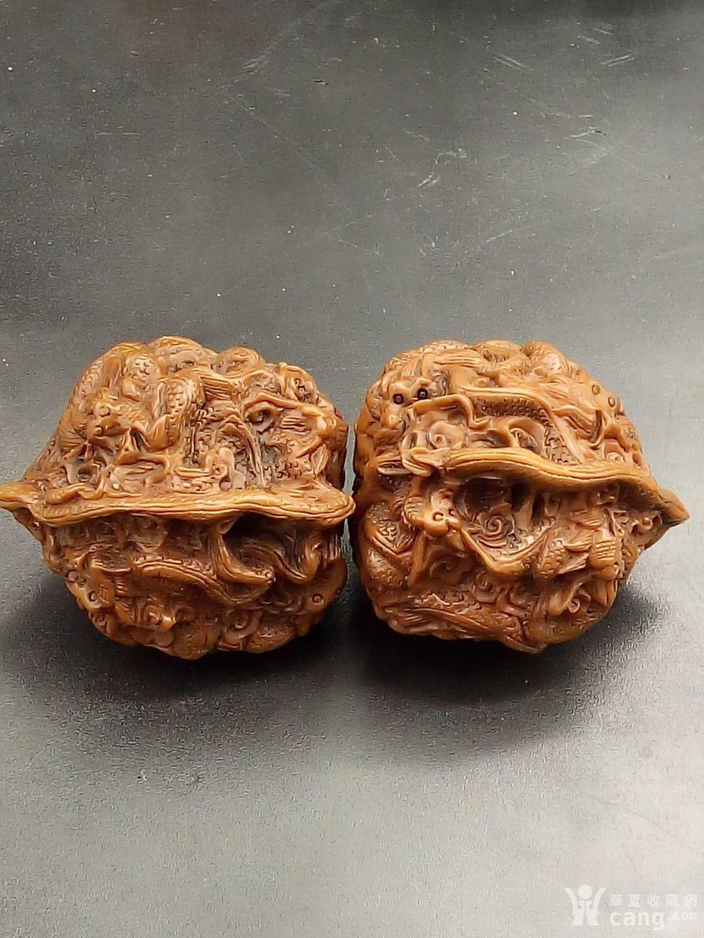 满工 龙 文玩核桃_地摊交易_华夏收藏网