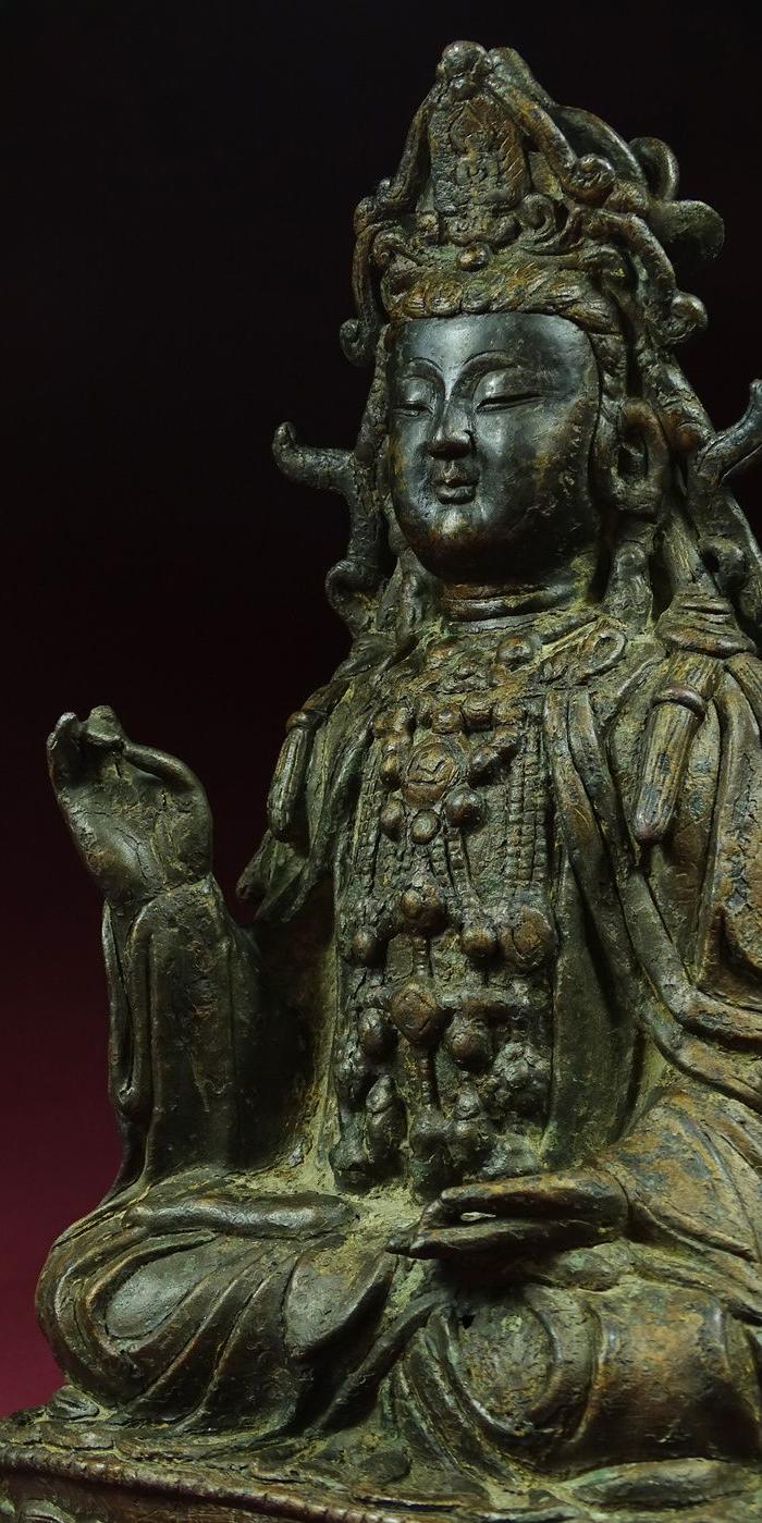十二号《明早. 铜观音菩萨造像》