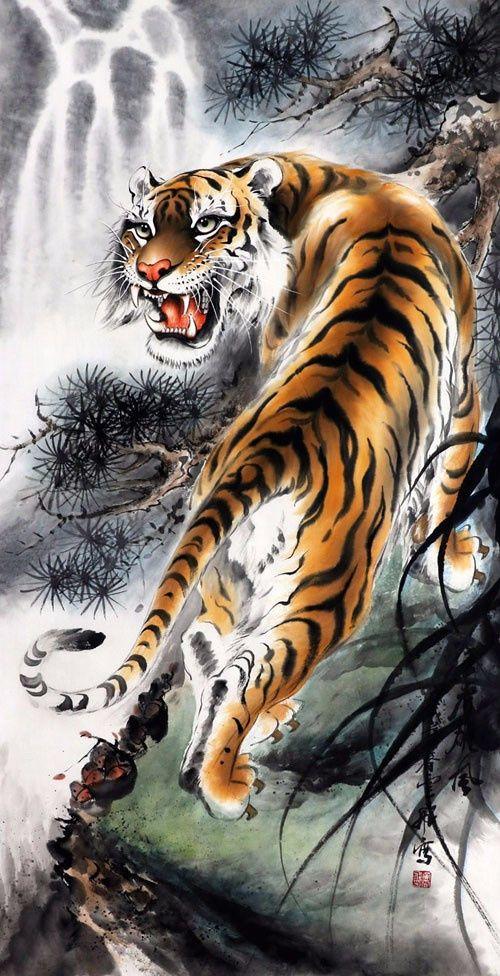 黄云飞 183 四尺走兽虎