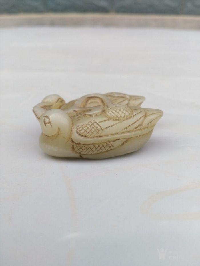 老和田玉鸳鸯