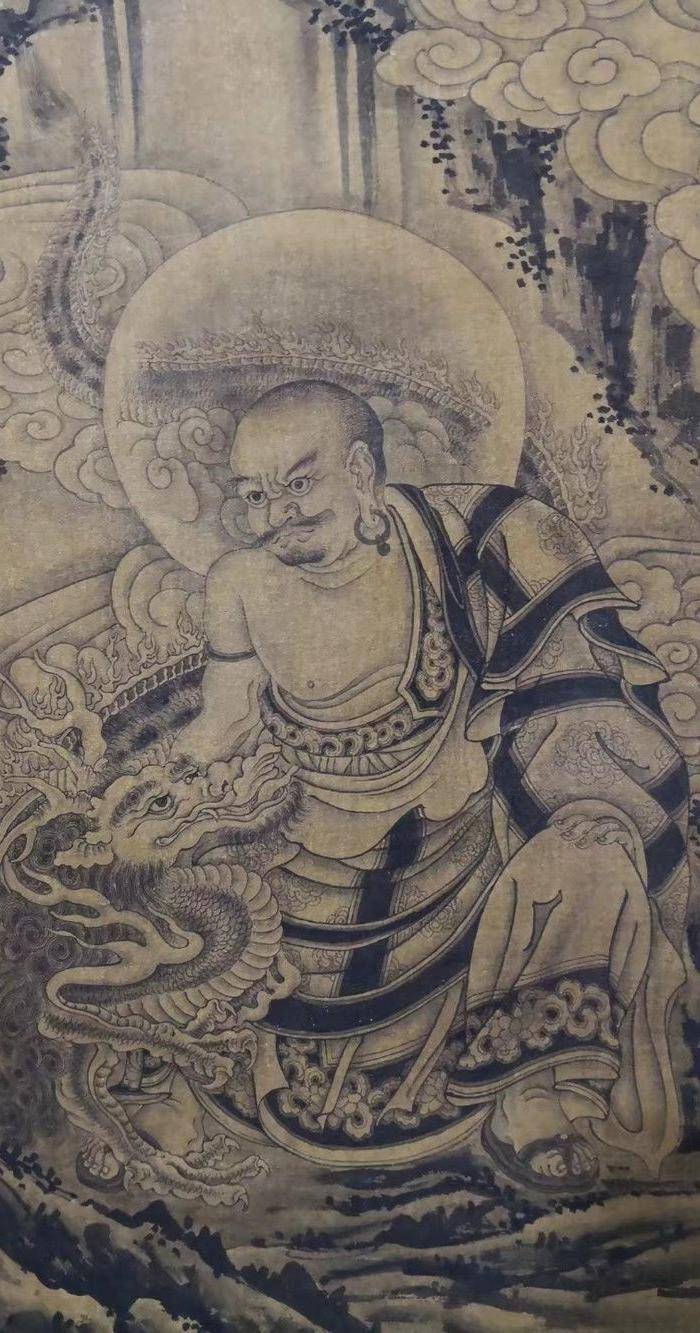 刘松年降龙罗汉图