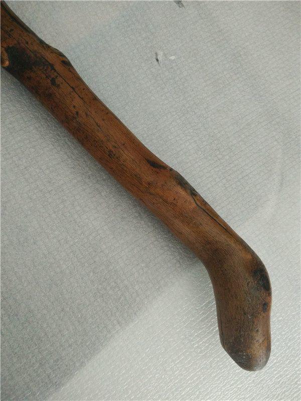 包浆较好的百年花椒木老拐杖