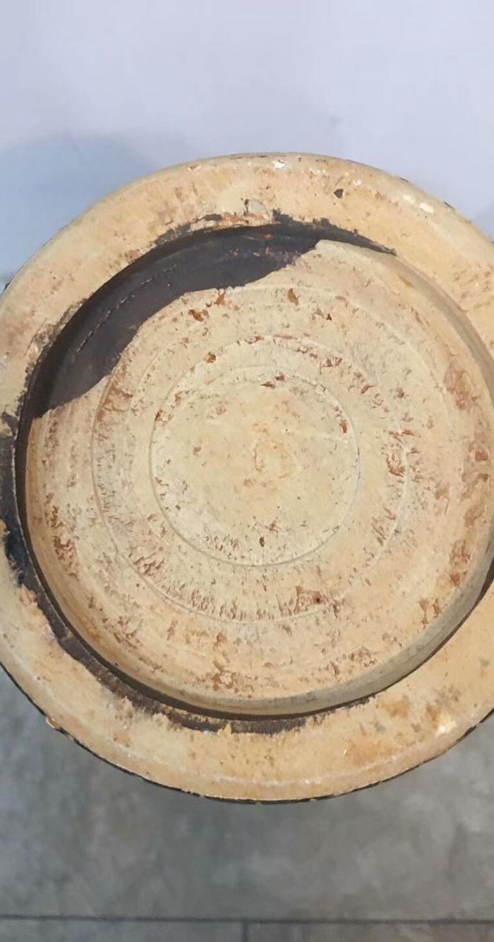 磁州窑 剔花多字梅瓶