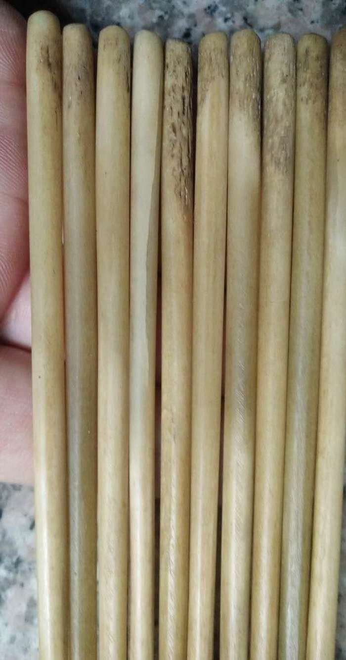 民国时期的老骨质餐具《筷子》5双也可配餐*古玩怀旧收藏品_民国时期