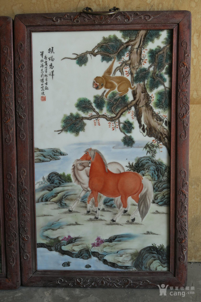 毕伯涛瓷板画真品图片