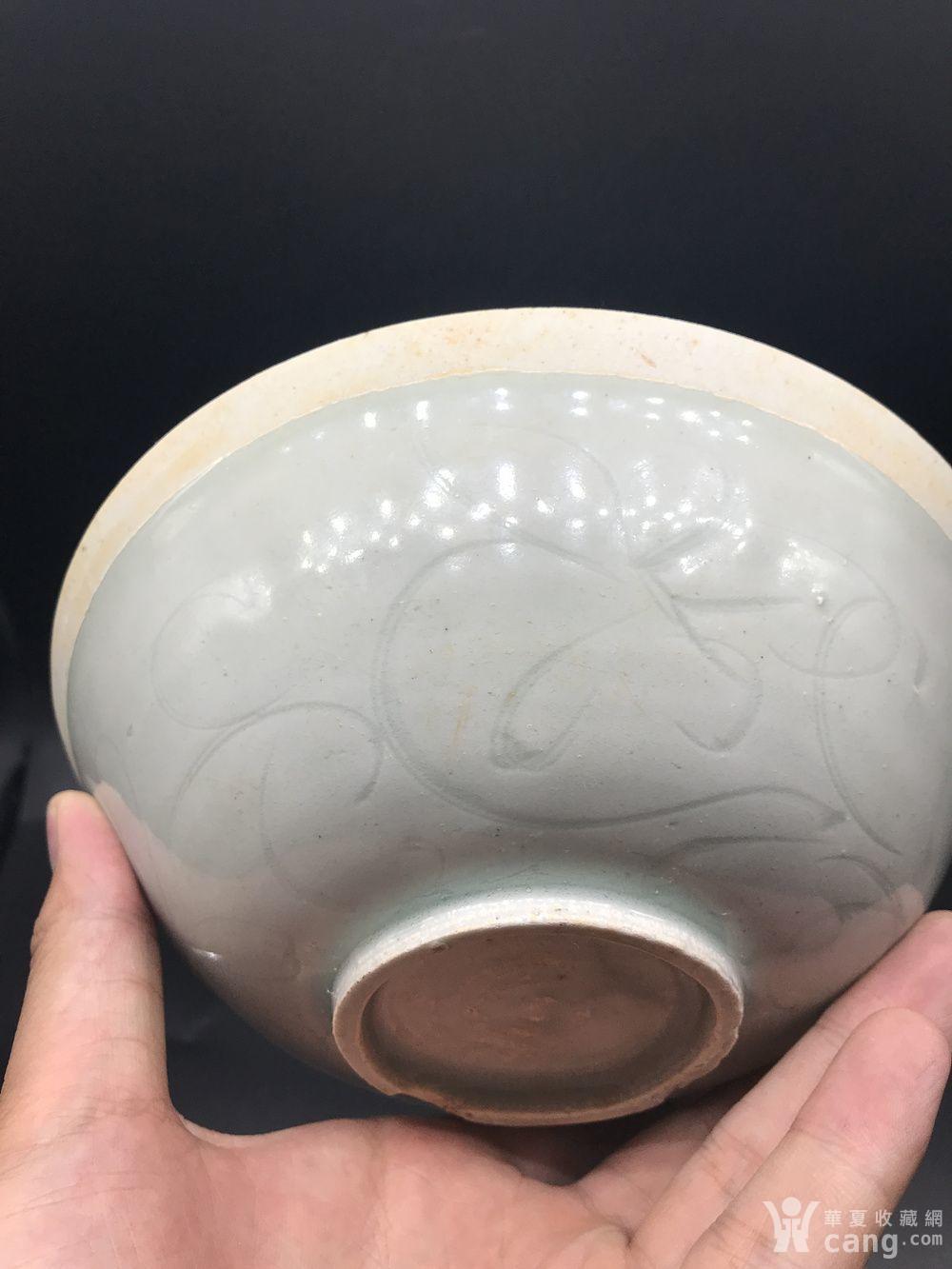 诚不欺你 湖田窑面包刻花碗