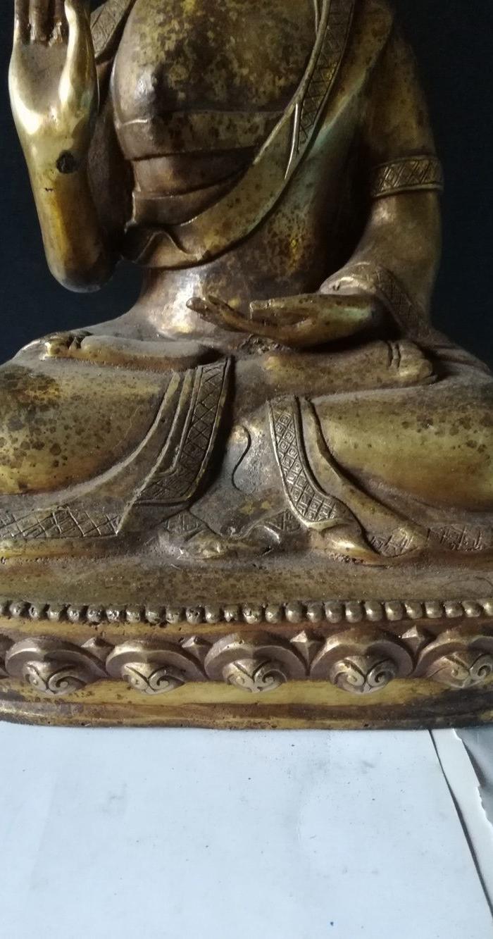 大明宣德年铜佛像