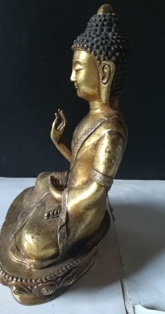 大明宣德年铜佛像