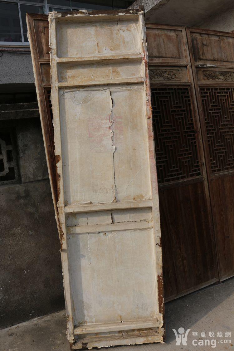 清代老房子雕花老门板古董收藏木雕门窗古玩老木门屏风隔断装饰