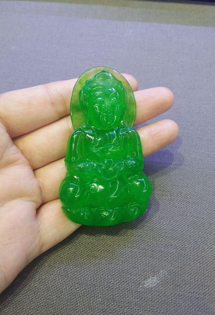 翡翠观音牌子
