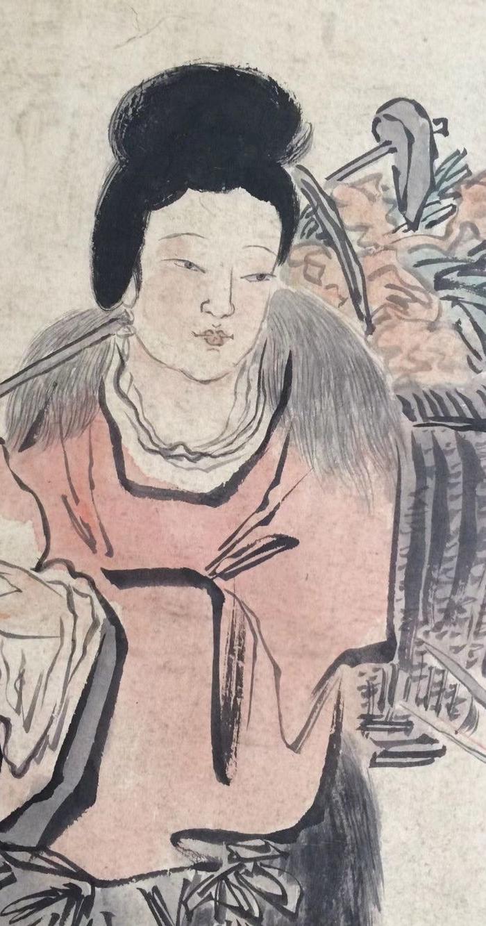 周臣 立轴人物 麻姑献寿 特价包邮