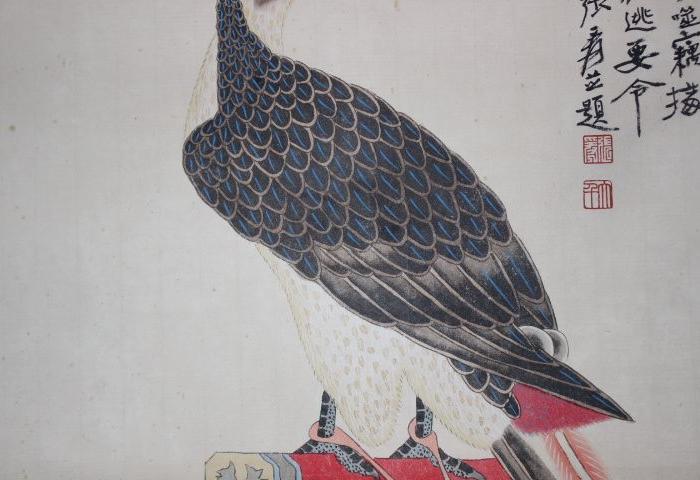 张大千鸟