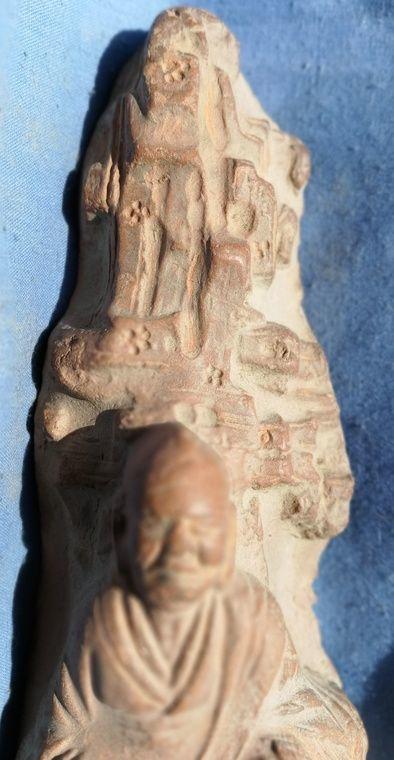 *陶模摩喝乐佛像