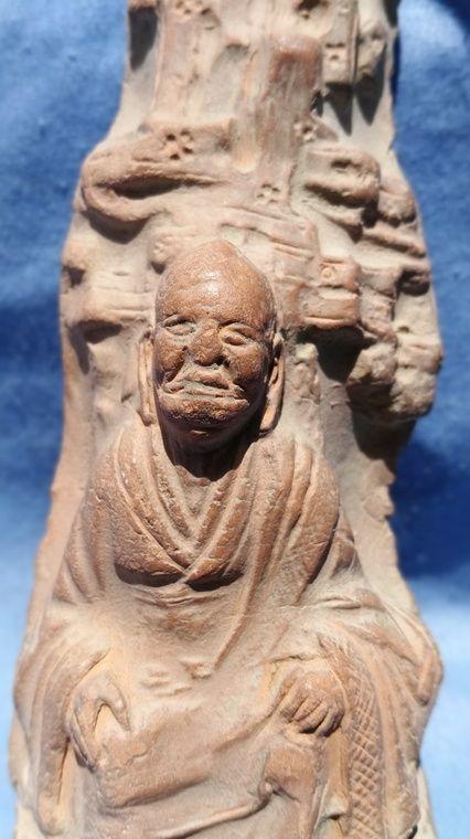 *陶模摩喝乐佛像