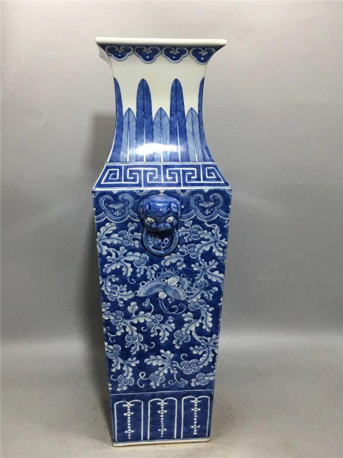 青花花卉方瓶_青花花卉方瓶价格_青花花卉方瓶图片_来自藏友爱在长百