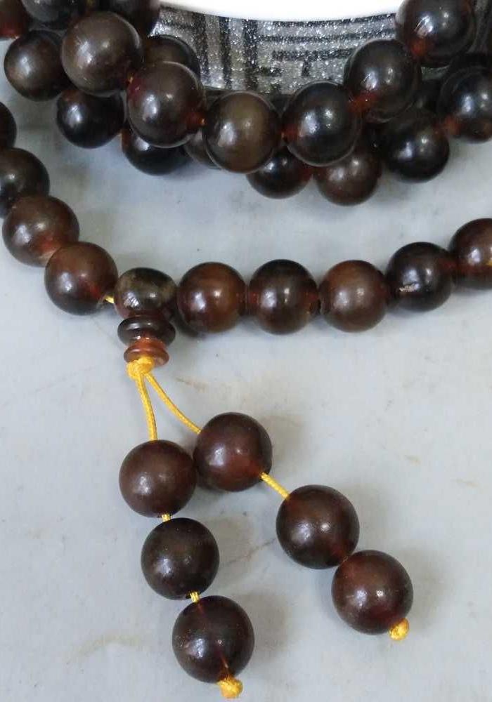 乡下收的清代传世山龟甲佛珠串