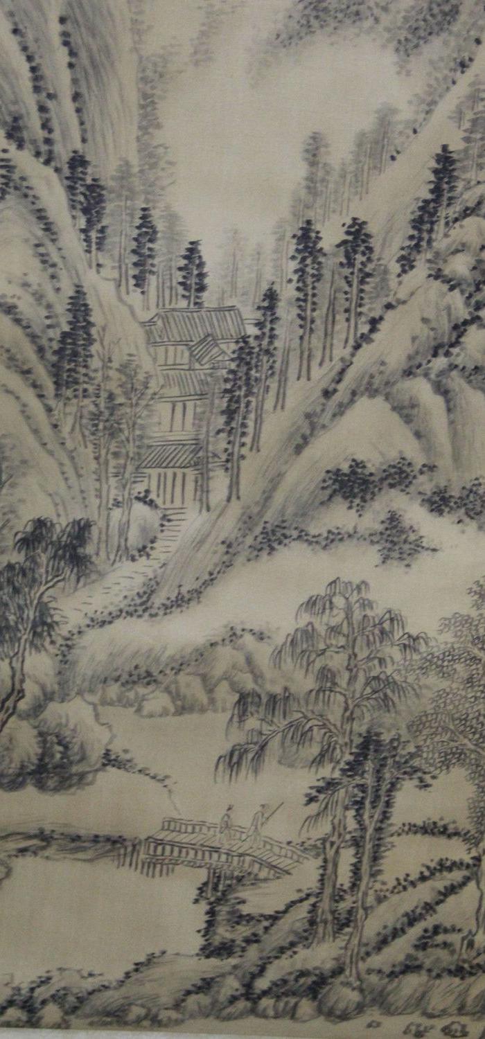 乾隆预览王辉山水画立轴