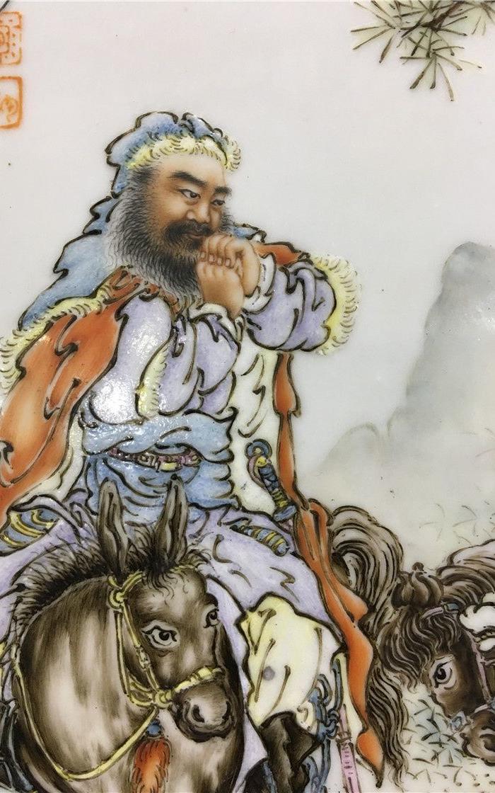 珠山八友王琦瓷板画作品
