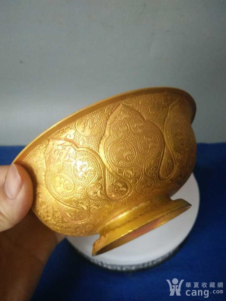 少见大唐贞观老金碗