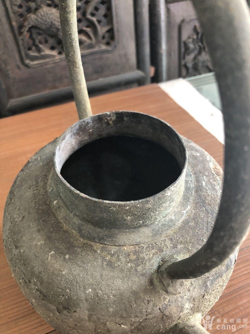 老铜提梁壶铜壶一个,厚重漂亮民俗老古董铜杂件