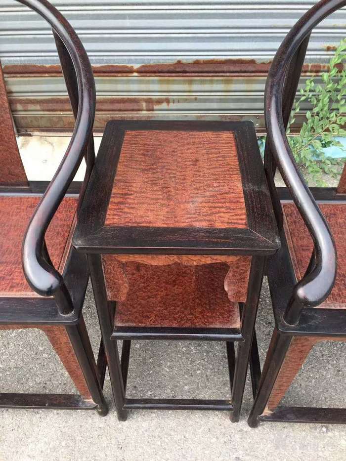 传世老家具收藏 明清代小叶紫檀圈椅