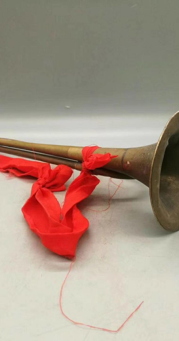 收来的老铜冲锋喇叭号* 历史的见证 收藏佳品