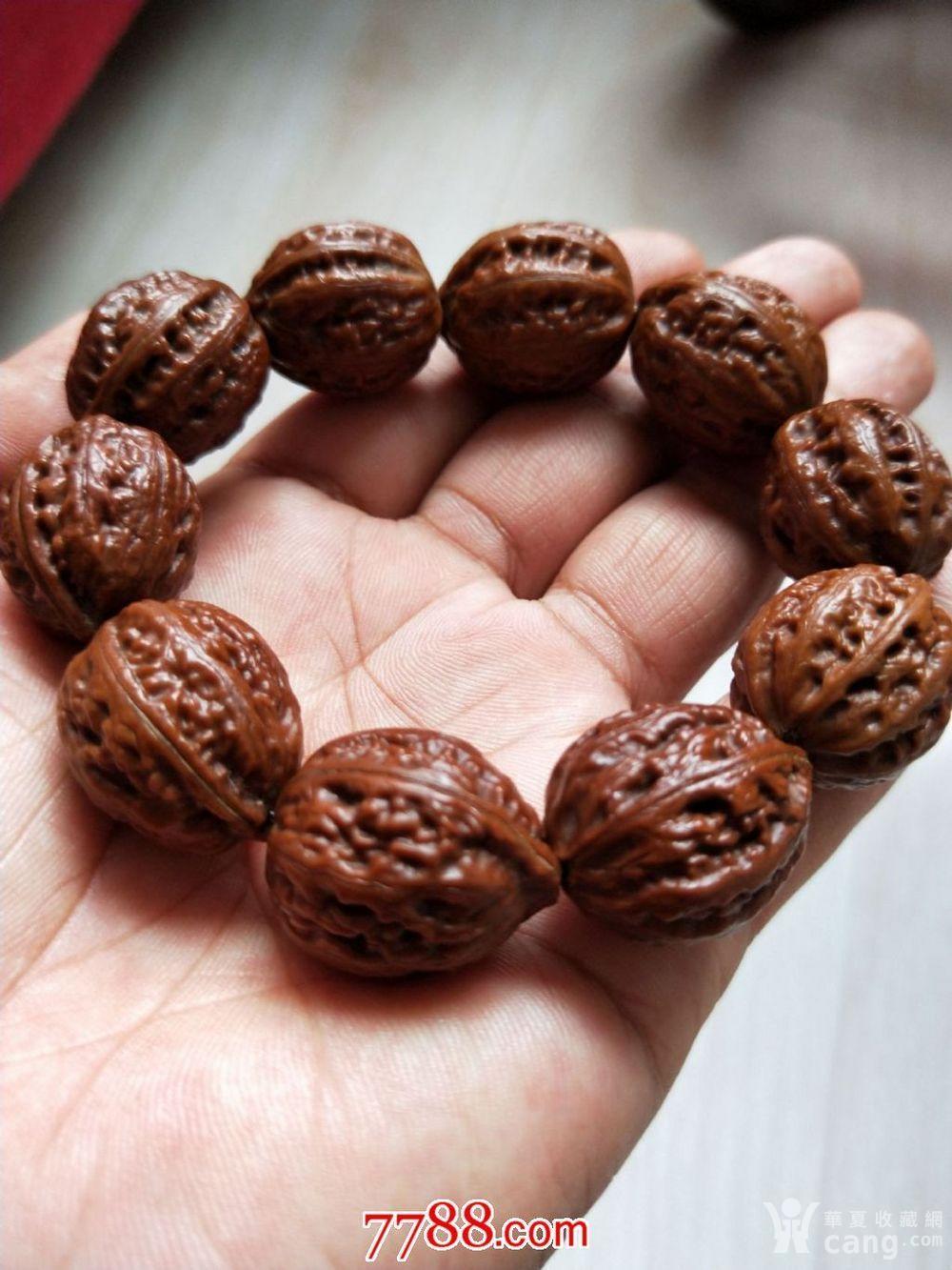 民国包浆红润全品小核桃手串