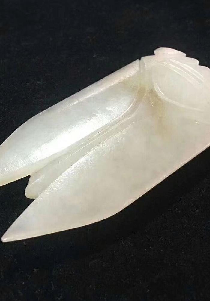 精品和田玉,口蝉