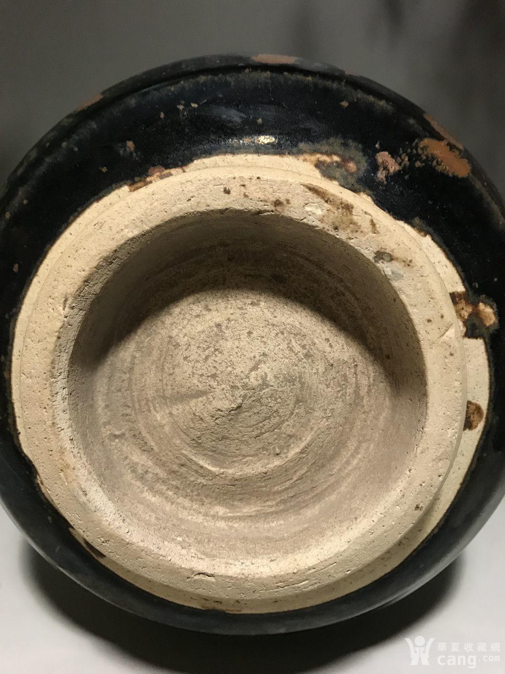 山西介休窑黑釉玉壶春