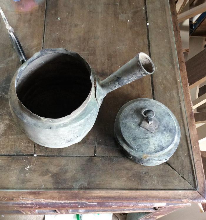 高年份紫铜烂茶壶品还不错当废品卖包邮不议