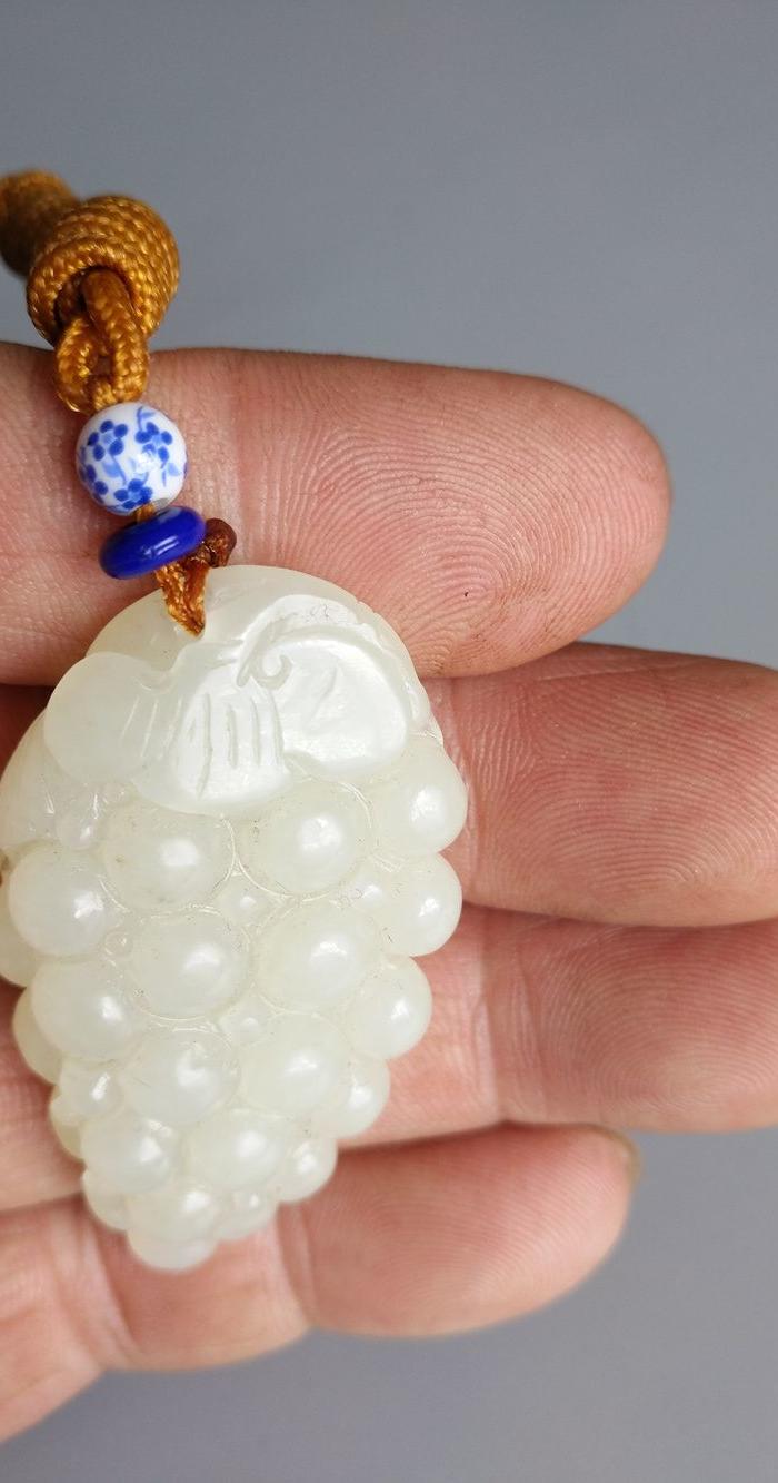 老坑玉多子多福_地摊交易_华夏收藏网