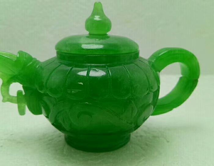 翡翠高冰茶壶