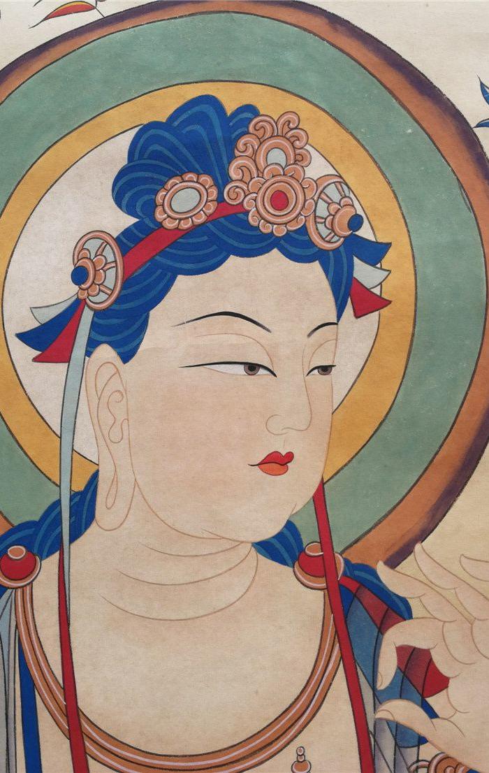 张大千敦煌莫高窟壁画 *观世音菩萨