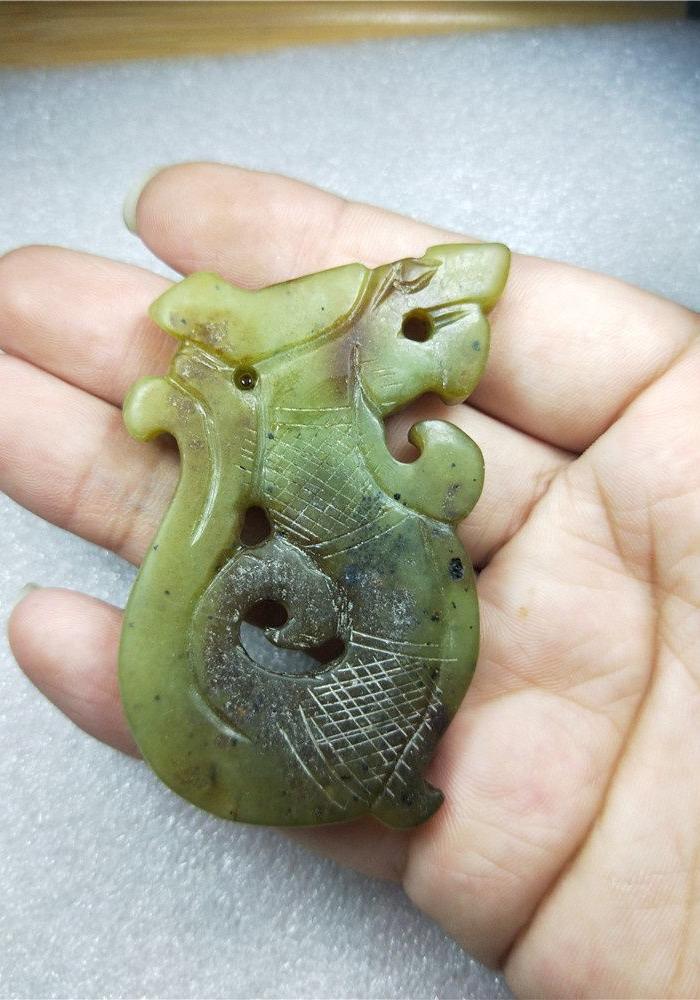 古玉老玉 老和田玉 玉龙 玉佩 十二生肖玉牌 玉器古玩杂项