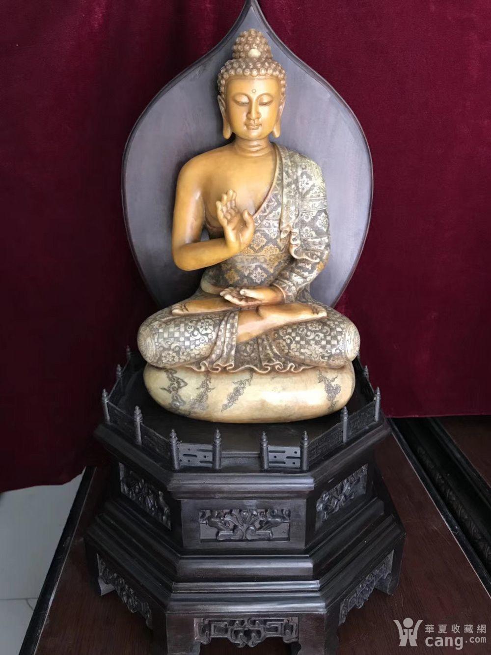 清代寿山石三宝佛