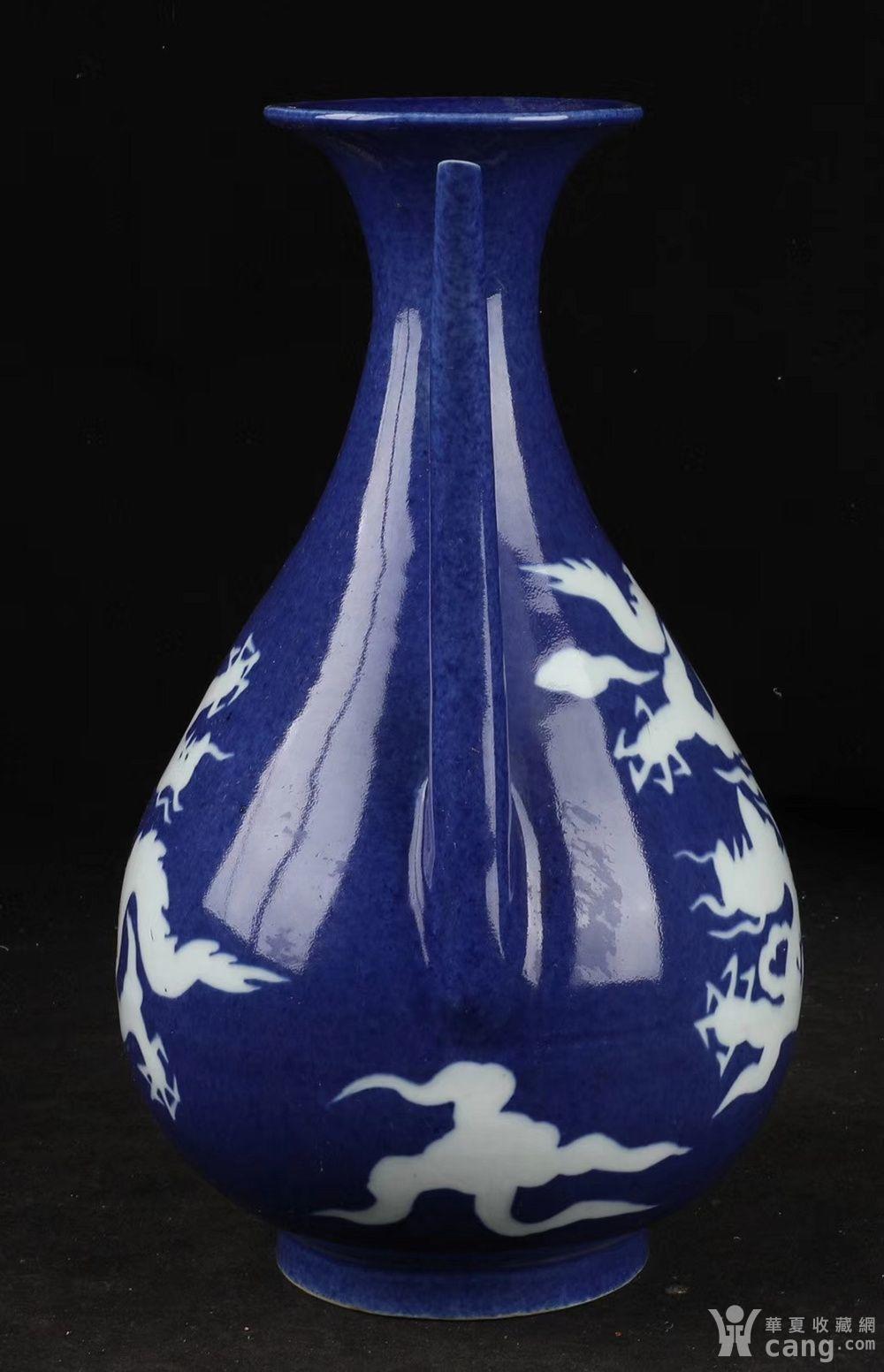 宣德霁蓝釉龙纹执壶