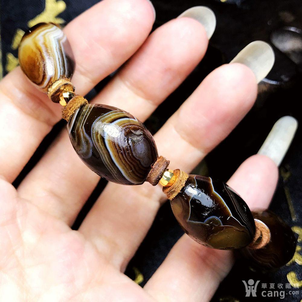 千年古珠!汉唐代 老缠丝玛瑙手串!