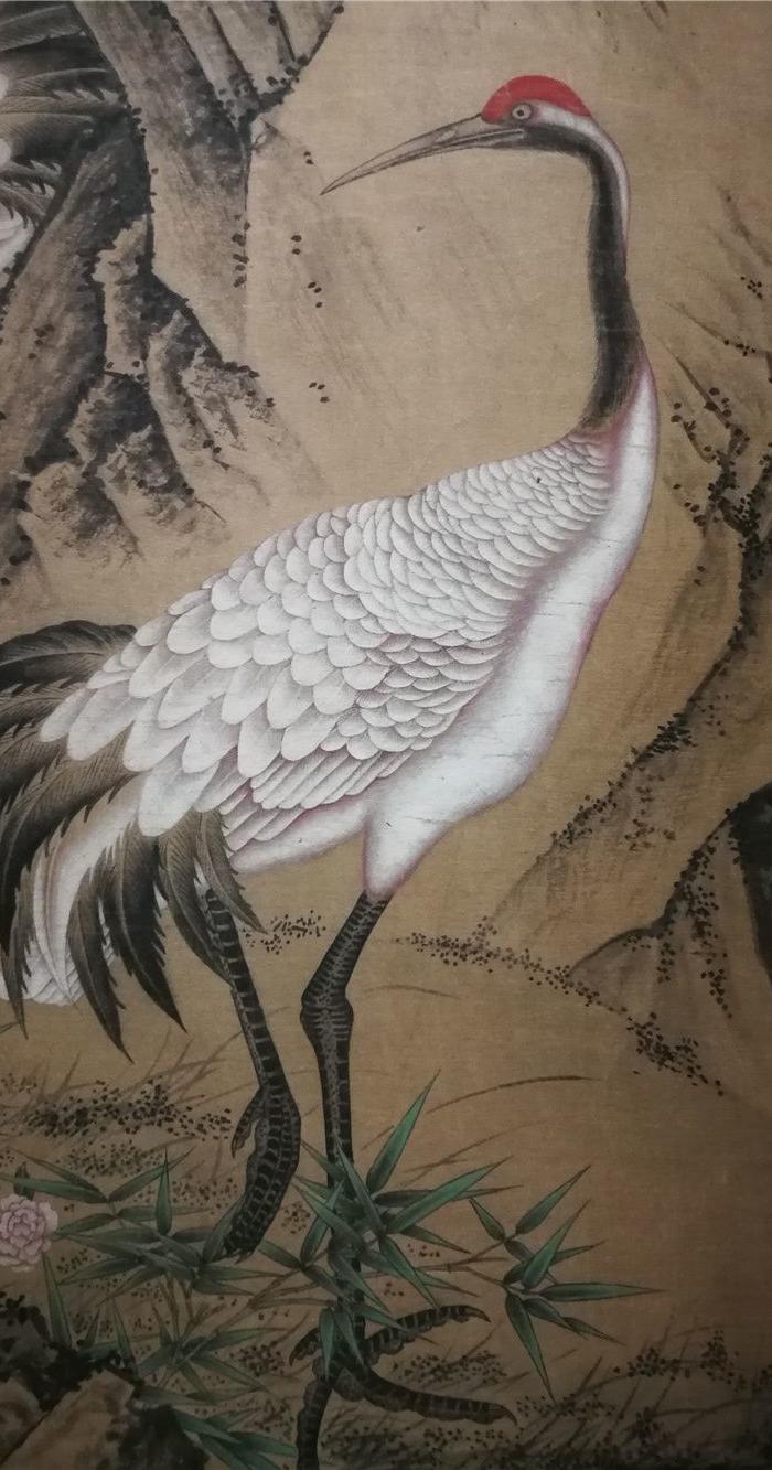 图价格_郎世宁松鹤图图片_来自藏友古珍玩_字画_地摊交易_华夏收藏网