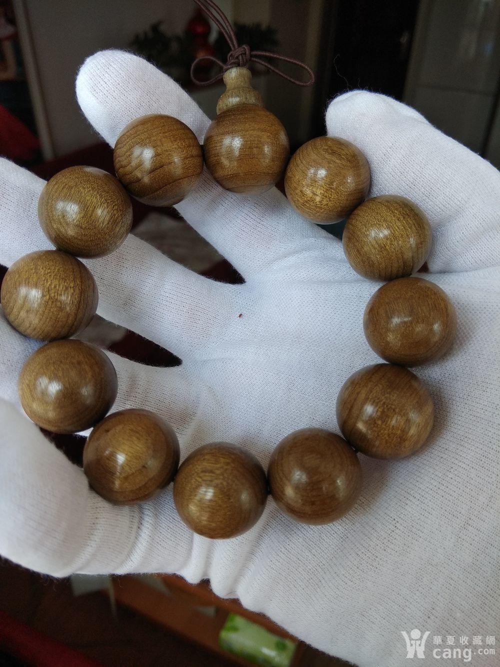 金丝楠小叶桢楠 猫眼纹手串 香气十足