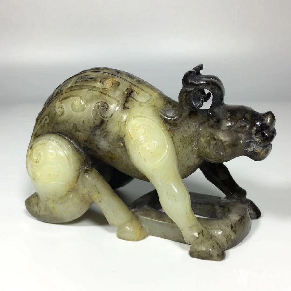 老和田玉 镇墓兽