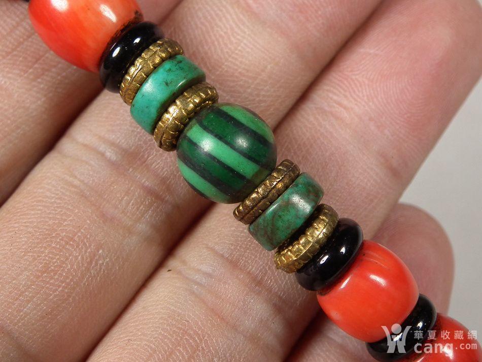 几十年的染色海竹文房手串