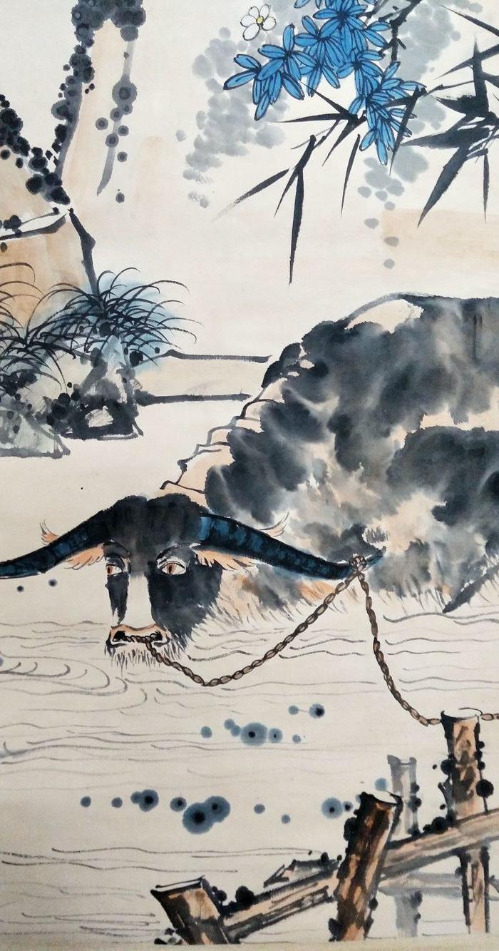 潘天寿.牧牛图