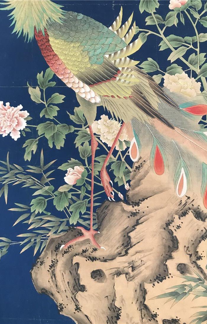 吕纪凤穿牡丹图