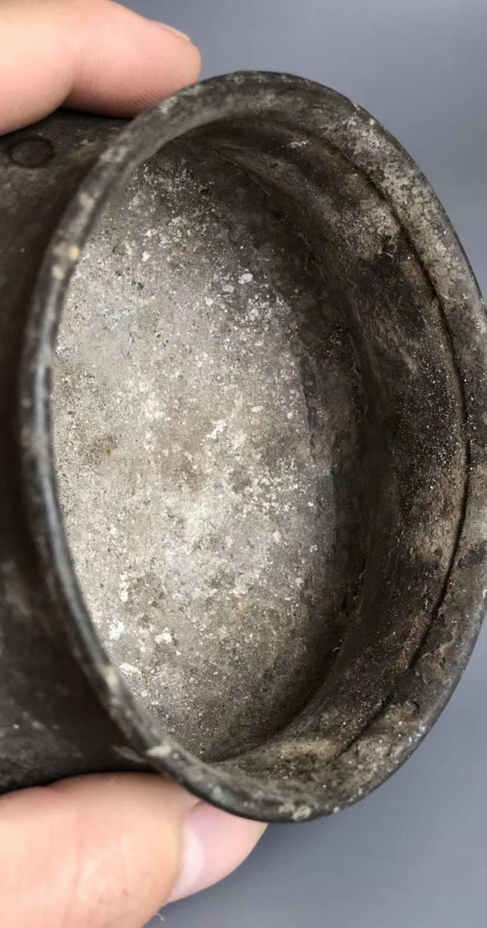 民国三足锡香炉