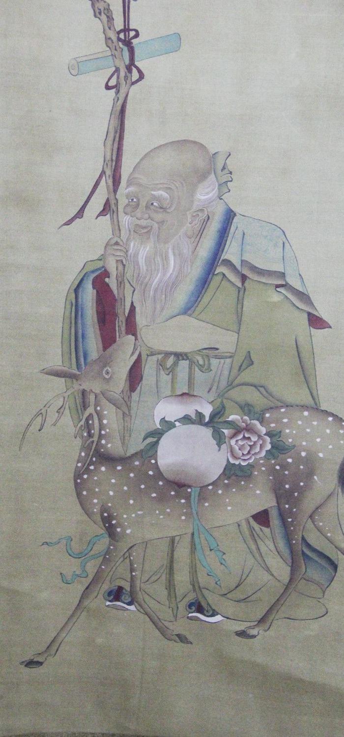 丁观鹏寿星