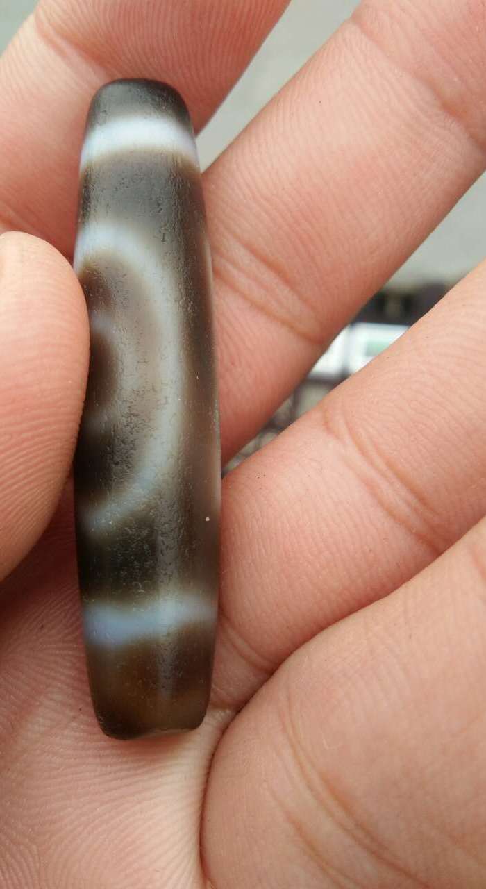 清 藏族天珠 天地佛眼