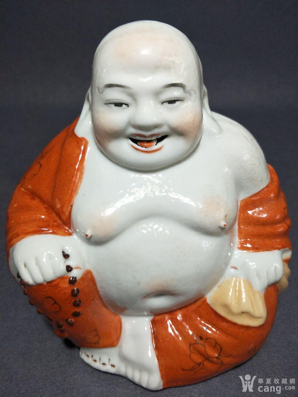 仿古工艺品 瓷器 晚清民国, 福建会馆 弥勒佛 全品永久包老到代.