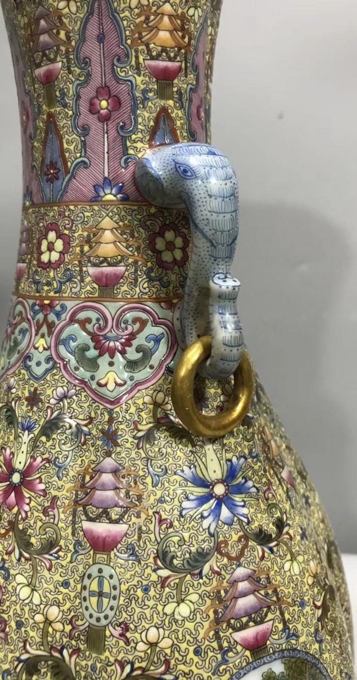 价格_开窗人物双耳瓶图片_来自藏友金灿烂_瓷器_地摊交易_华夏收藏网