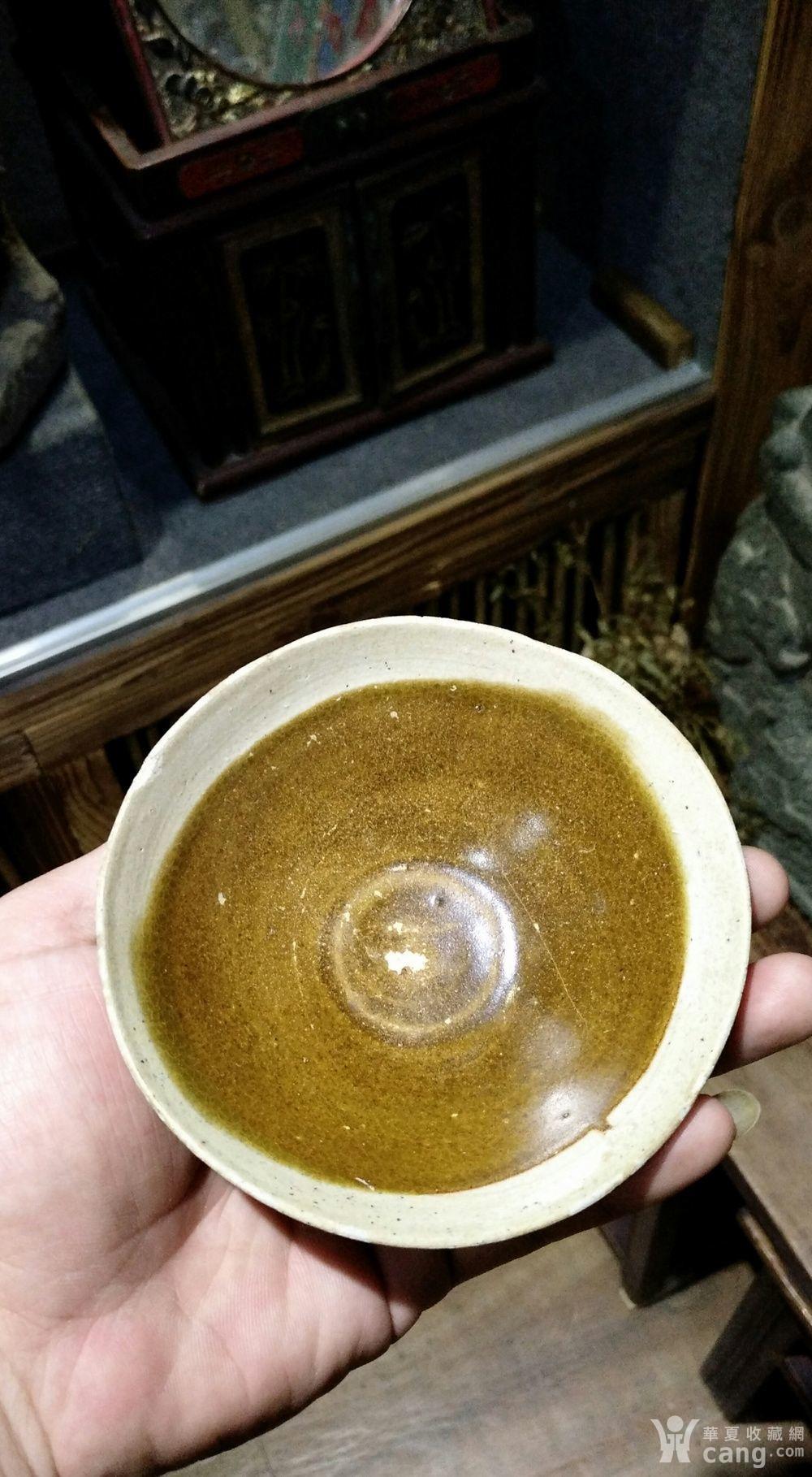 宋光泽窑白覆轮茶盏